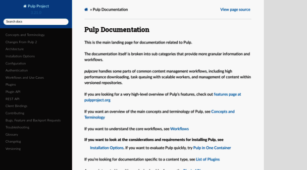 docs.pulpproject.org