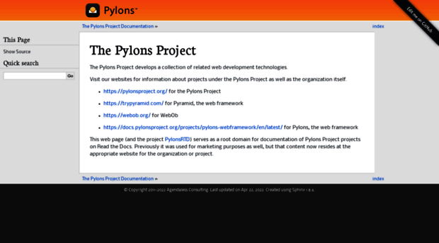 docs.pylonsproject.org