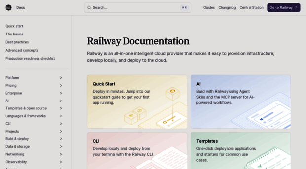 docs.railway.app - Railway Docs - Docs Railway