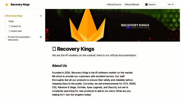 docs.recoverykings.net