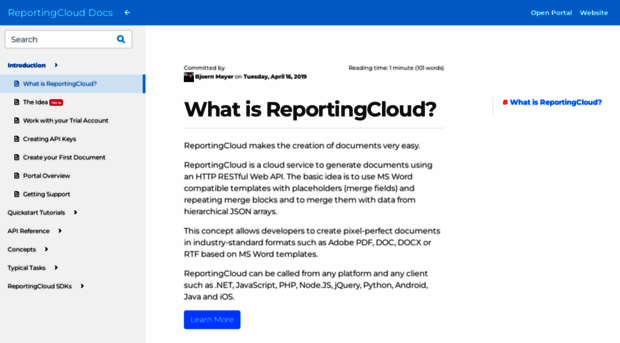 docs.reporting.cloud