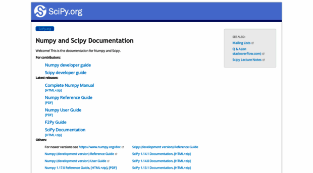 docs.scipy.org