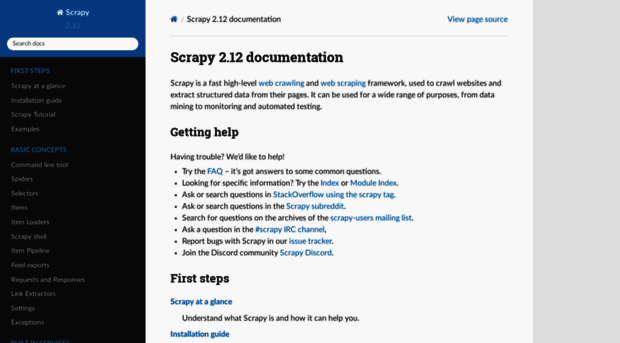 docs.scrapy.org