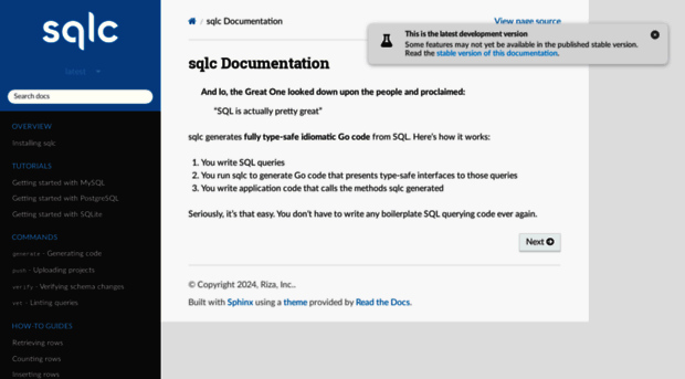 docs.sqlc.dev