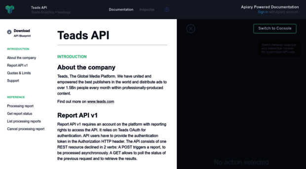 docs.teadsapi.apiary.io