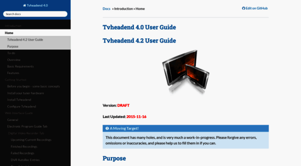 docs.tvheadend.org