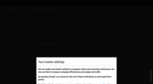 docs.vanillaframework.io