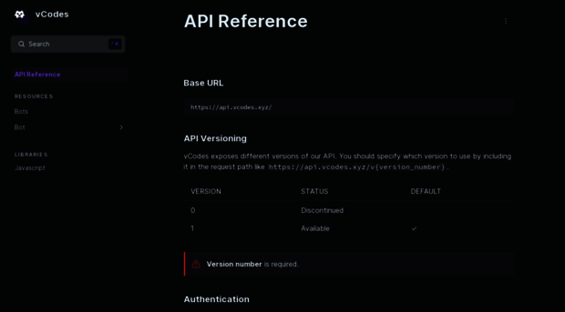 docs.vcodes.xyz