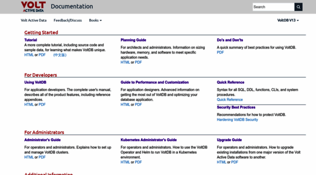 docs.voltdb.com