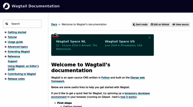 docs.wagtail.org