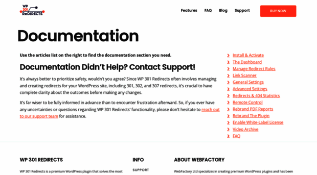 docs.wp301redirects.com
