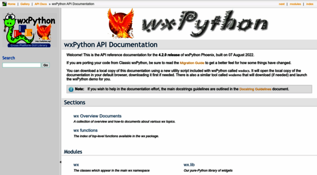 docs.wxpython.org