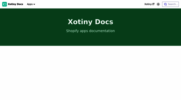 docs.xopify.com