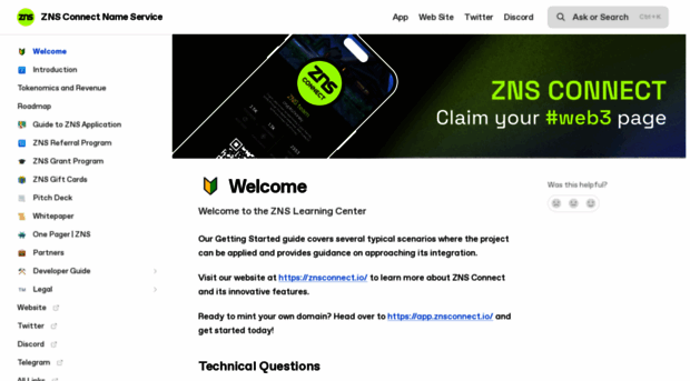 docs.znsconnect.io