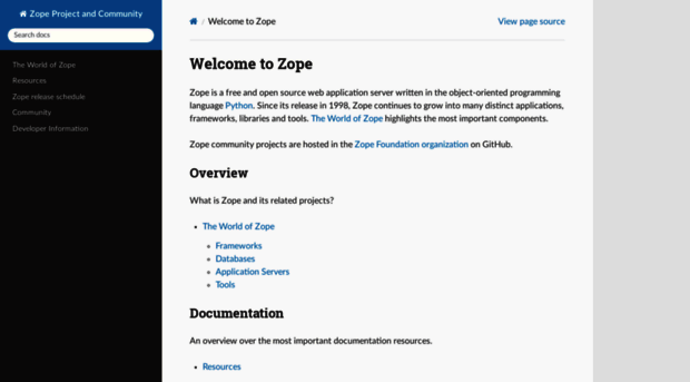 docs.zope.org