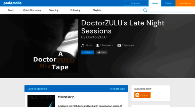 doctorzulu.podomatic.com