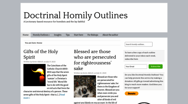 doctrinalhomilyoutlines.com