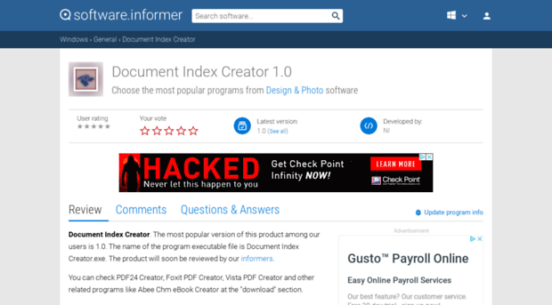 document-index-creator.software.informer.com