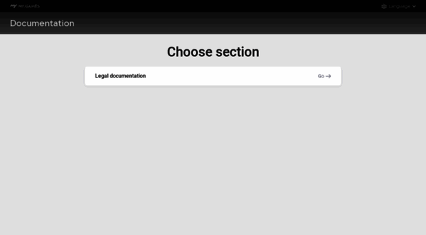 documentation.my.games