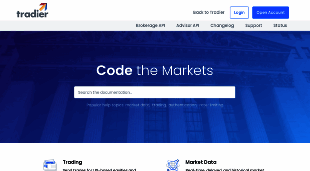 documentation.tradier.com