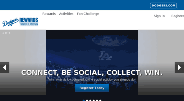 dodgers.socialfanrewards.com