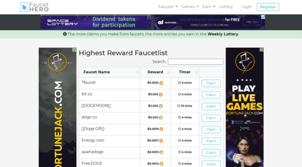 dodobtcfaucet.faucethero.com