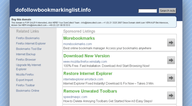 dofollowbookmarkinglist.info