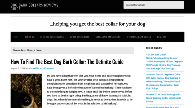 dogbarkcollarsguide.com