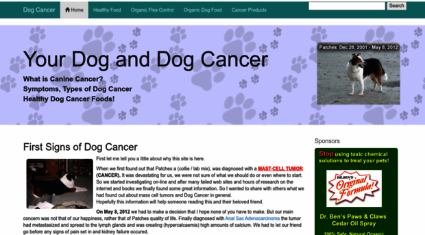 dogcancerpatches.net