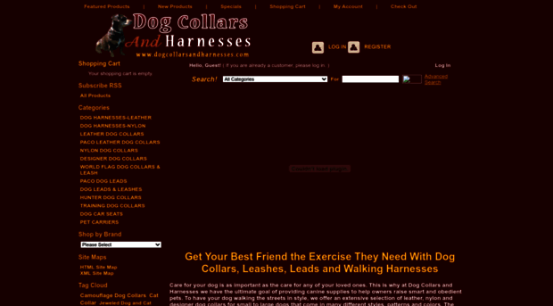 dogcollarsandharnesses.com