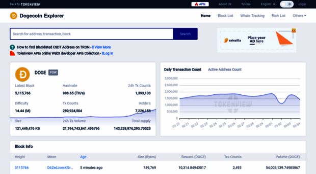 doge.tokenview.io