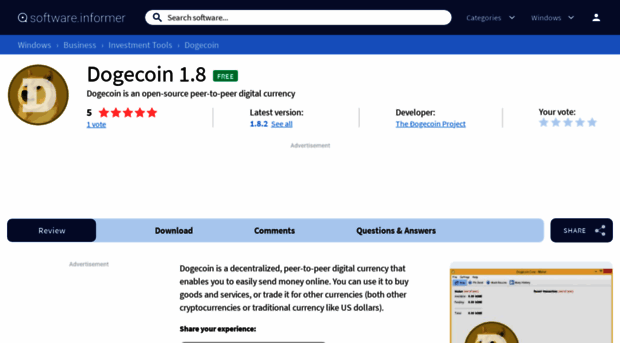 dogecoin.software.informer.com