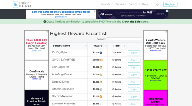 dogecoinhash.faucethero.com