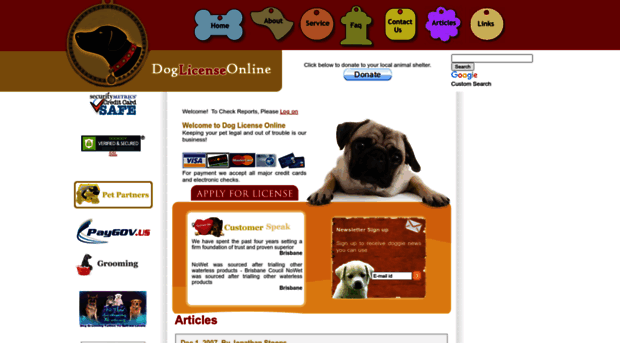 doglicenseonline.com