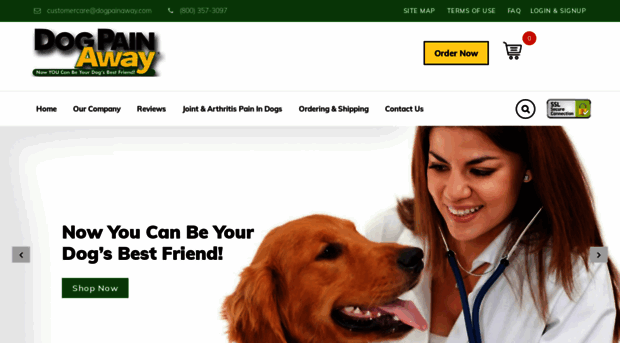 dogpainaway.com