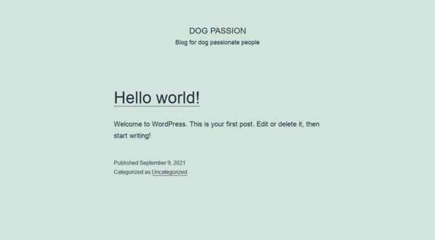 dogpassion.net