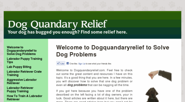 dogquandaryrelief.com