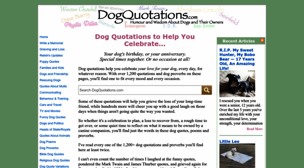dogquotations.com