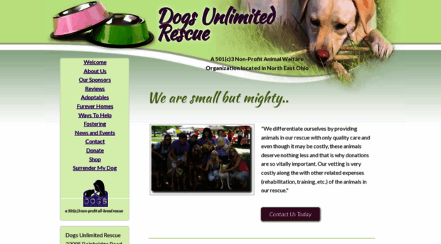 dogsunlimitedrescue.org