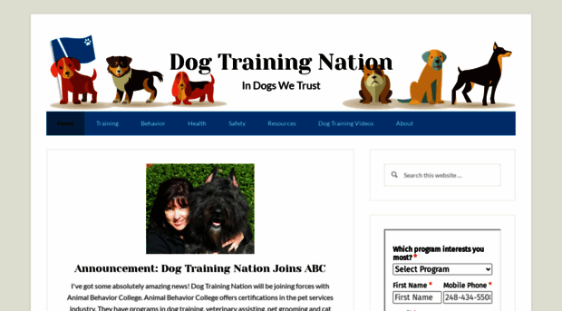 dogtrainingnation.com