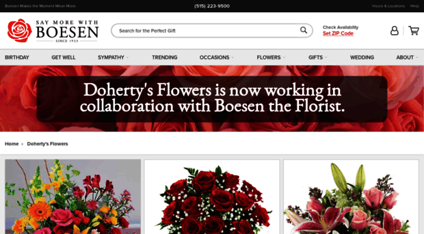 dohertysflowers.com