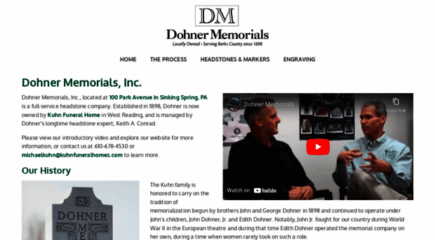 dohnermemorials.com