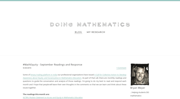 doingmathematics.com