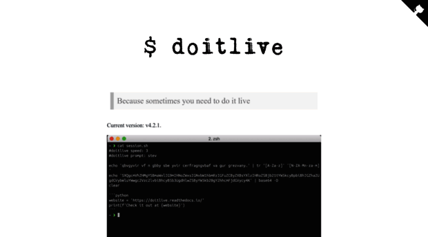 doitlive.readthedocs.io