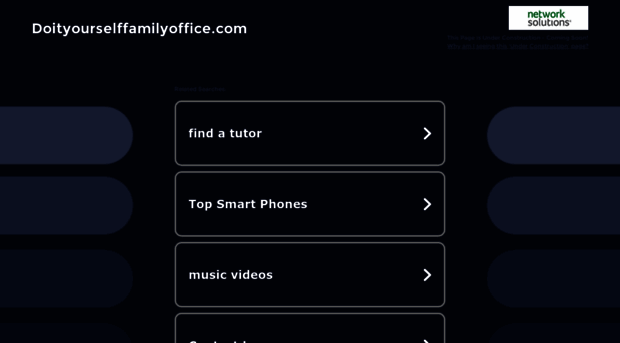 doityourselffamilyoffice.com