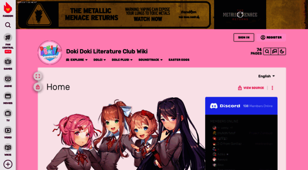 doki-doki-literature-club.fandom.com