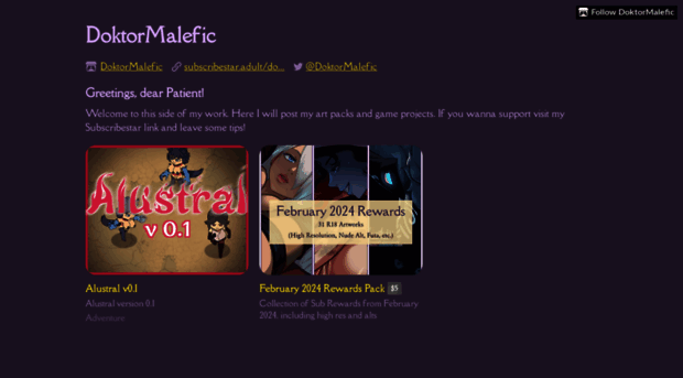 doktormalefic.itch.io