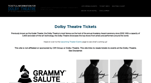 dolbytheater.net