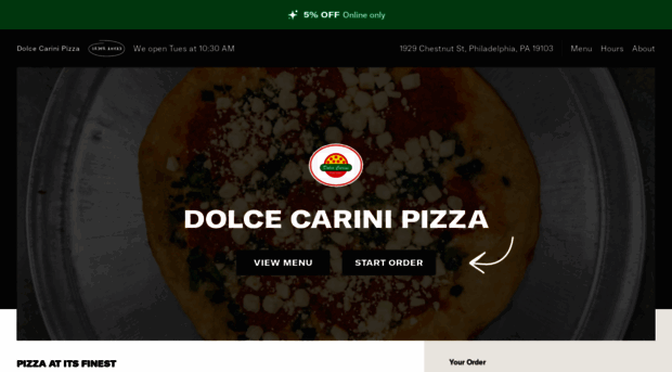 dolcecarinipizza.com