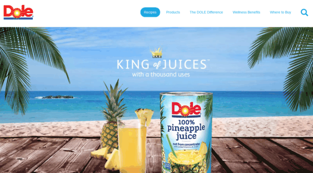 dolepineapplejuice.com